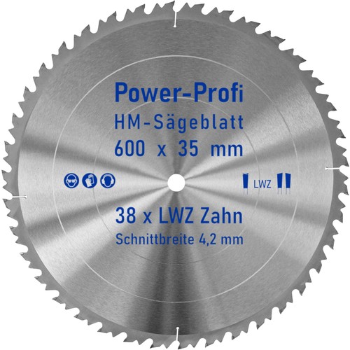 Sägeblatt 600 mm - x, lwz