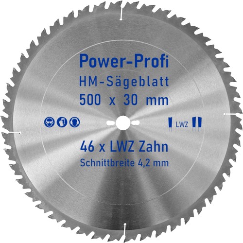 Sägeblatt 500 mm lwz - 500, x