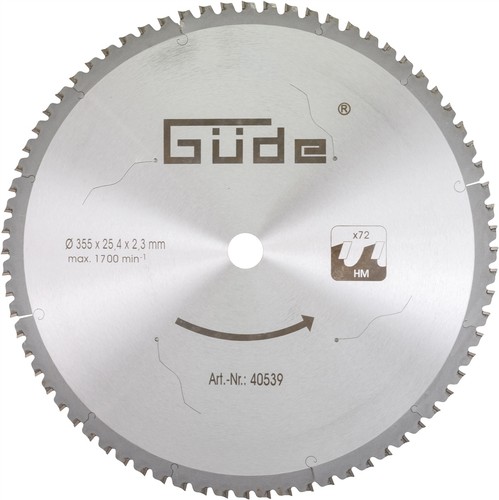 Güde metallkreissägeblatt - metallkreissägeblatt, hm