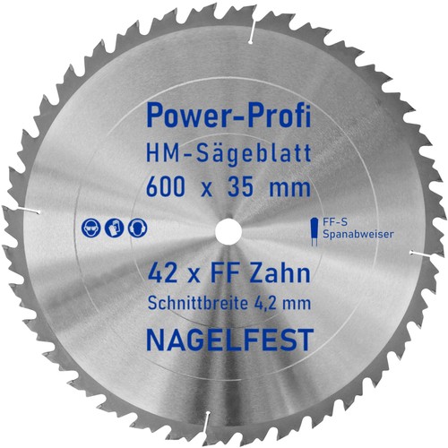 Kreis sägeblatt 600 - hm-kreis-sägeblatt, x