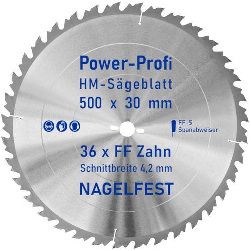 Kreis sägeblatt 500 30 - hm-kreis-sägeblatt, x