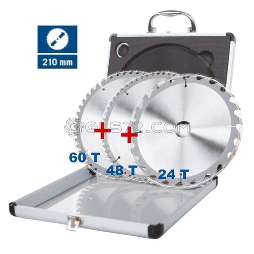 Sägeblatt set ø210 hw - 3, sÄgeblatt-set