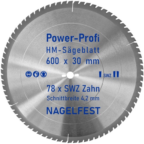 Kreis sägeblatt 600 30 - x,