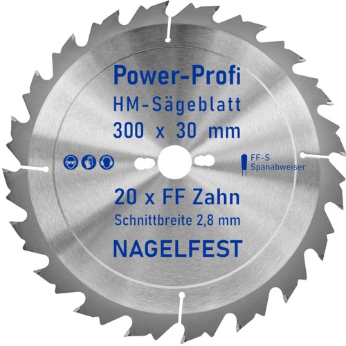 Kreis sägeblatt 300 30 - hm-kreis-sägeblatt,
